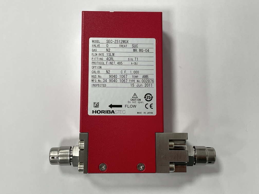 Mass Flow Controller Horiba STEC SEC-Z512MGX 500 SCCM H2 MR Mass Flow Controller Horiba STEC SEC-Z512MGX 500 SCCM H2 MR